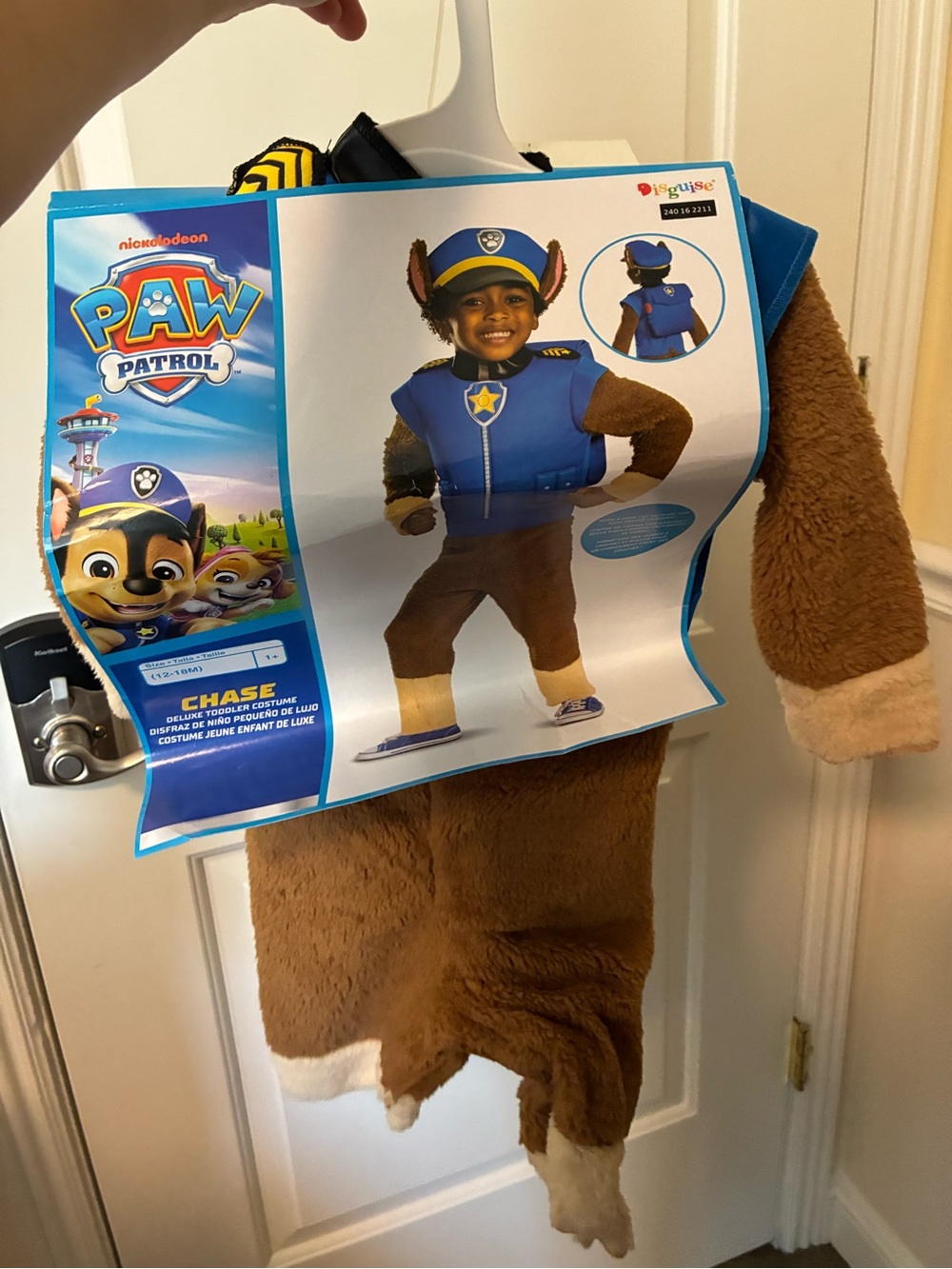 Nickelodeon PAW Patrol Chase halloween Costume - Blue and Brown 12-18 months